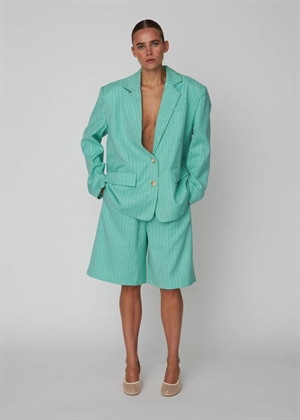 Pin striped blazer Bright Mint Stella Nova 